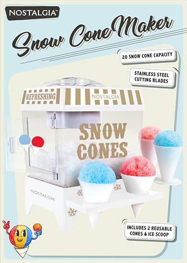 Découvrez notre test détaillé de la machine à glace rasée Nostalgia Snow Cone rétro : performances, design vintage et verdict final pour cet appareil nostalgique.