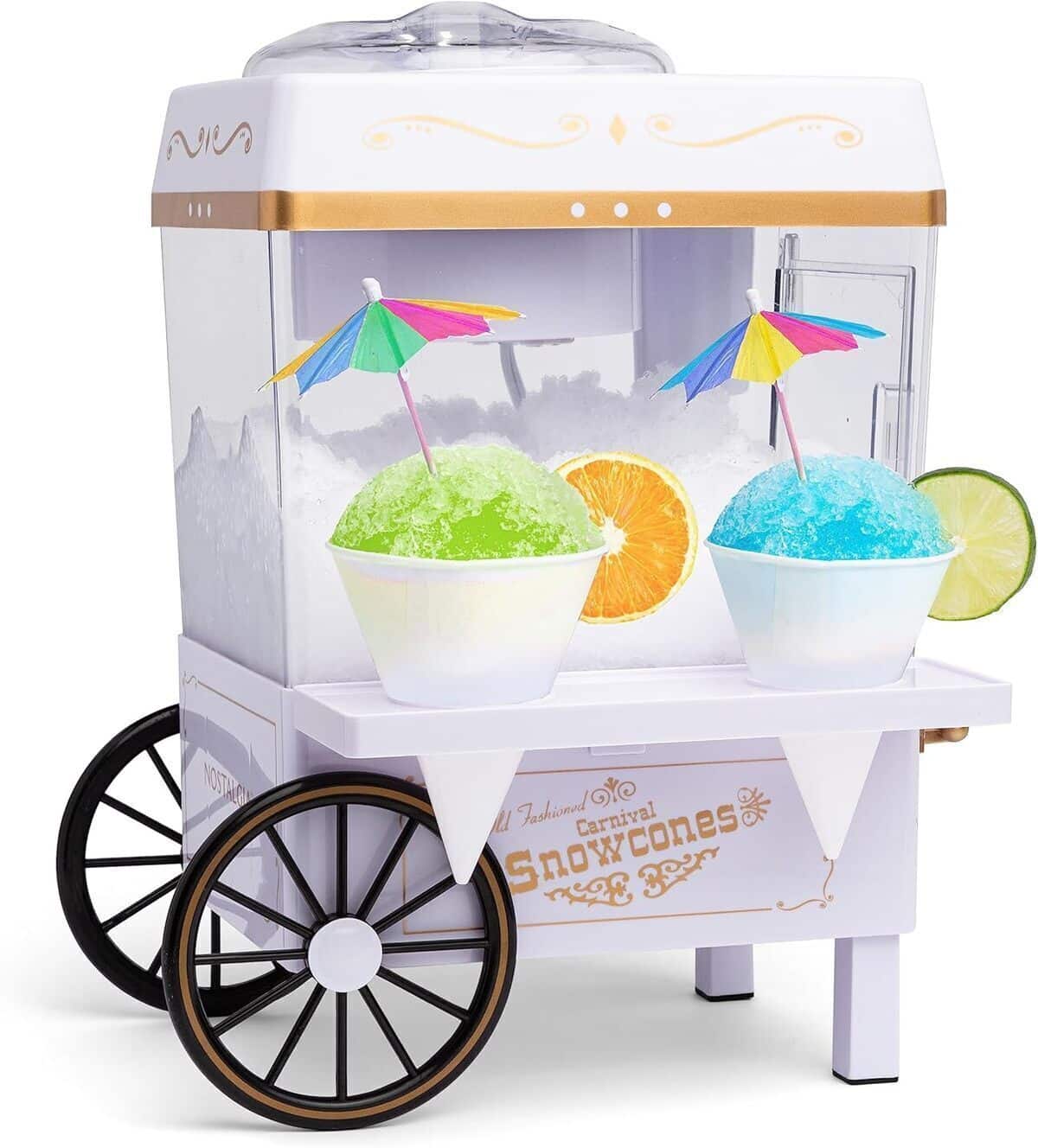 Test : machine à glace rasée Nostalgia Snow Cone rétro