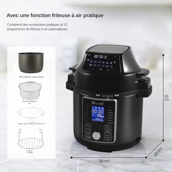 Découvrez notre test complet du multicuiseur Saaf Airfryer avec ses 24 programmes. Avis détaillé, performances et utilité réelle pour votre cuisine.