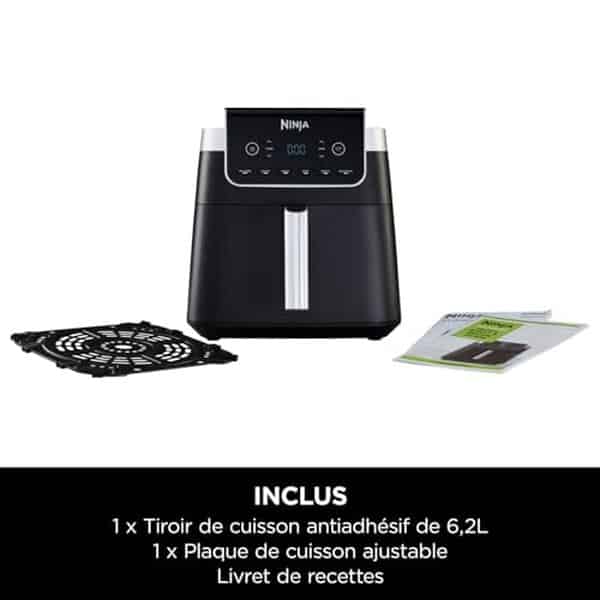 Découvrez notre test détaillé de la friteuse sans huile Ninja Air Fryer MAX PRO 6.2L modèle AF180EU : performances, capacité, consommation et verdict final pour bien choisir.