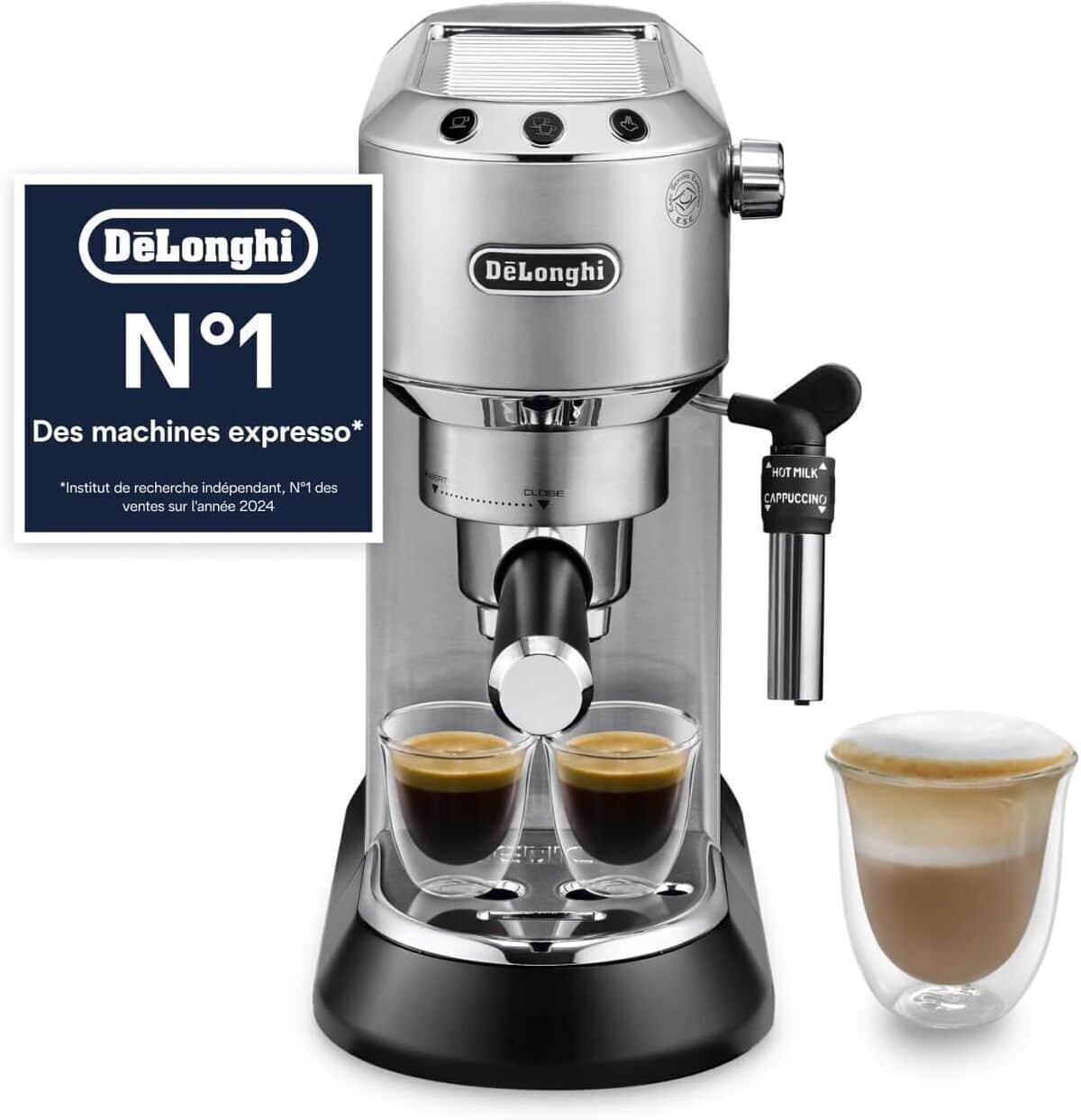 Test De La De'Longhi Dedica Style EC685.M : expresso Parfait En 15 Cm