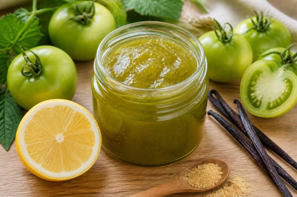 Confiture de tomate verte : recette facile et savoureuse