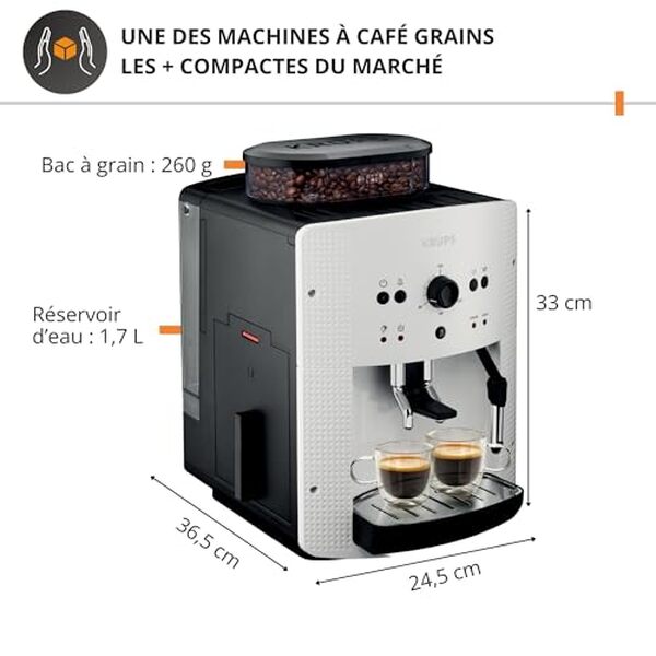 Découvrez notre test complet de la machine à café Krups Essential EA810570 : performances, double expresso, buse vapeur et verdict final pour bien choisir.