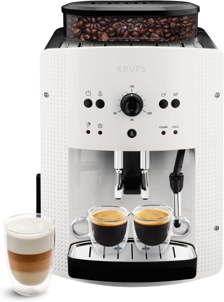 Test de la machine à café Krups Essential EA810570 : double expresso et buse vapeur