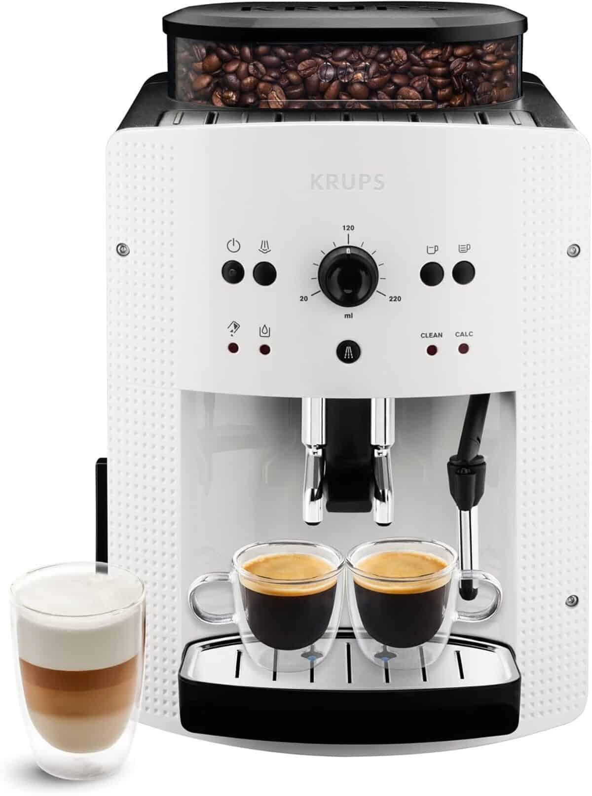 Test de la machine à café Krups Essential EA810570 : double expresso et buse vapeur