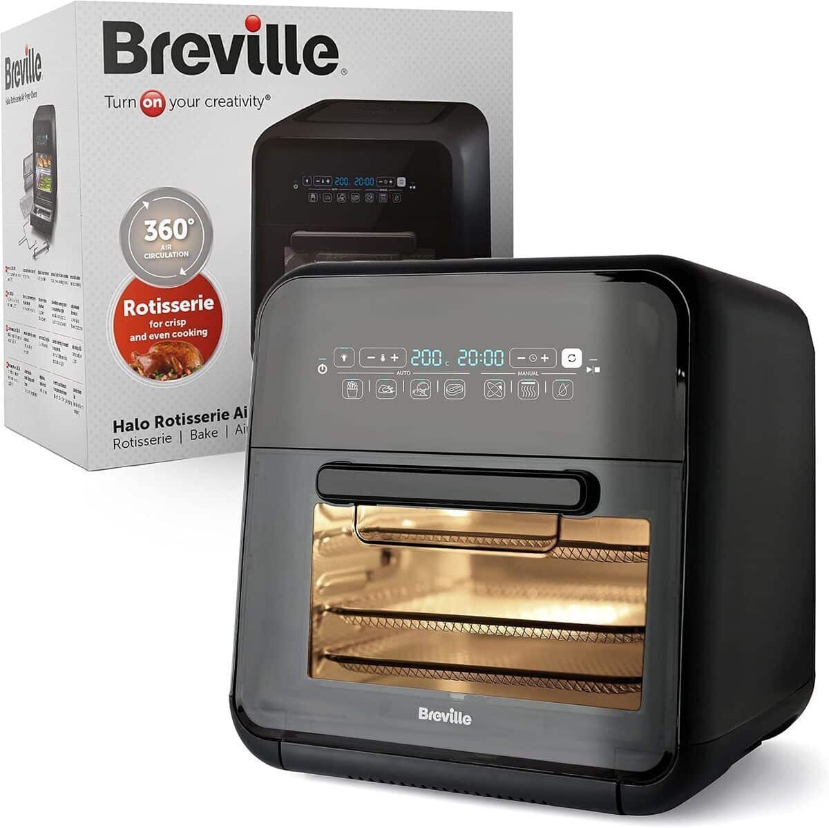 Test : friteuse À Air Breville Halo Rotisserie 2 000 W